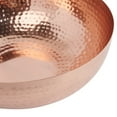 thumbnail image 6 of Creative Co-Op Round Hammered Metal Bowl, Copper Finish, 6 of 6