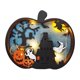 thumbnail image 1 of Decoración de de calabaza Festival de Halloween de lámpara especial extraña de festival ños Decoración de interior Con luz Gloria Ornamet de madera de Halloween, 1 of 9
