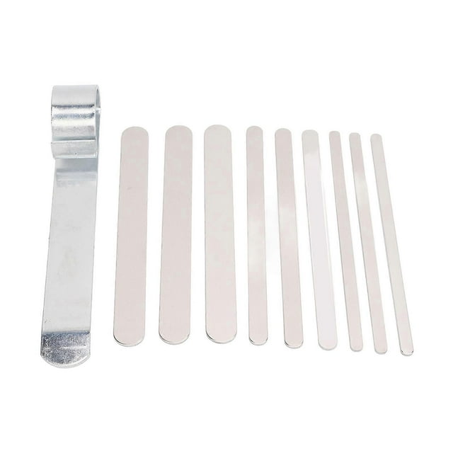Kit de cintreuse de bracelets en alliage d'acier haute dureté avec 9 tiges en aluminium pour bracelets de bijoux DIY