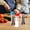 Red, variant on Clear Salt and Pepper Shakers Leak-Proof Spice Jars with Colorful Lids,Portable Spice Containers for Home Kitchen Restaurant, Camping, Travel, Picnic (Black Red Blue)