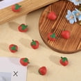 thumbnail image 4 of 10Pcs Mini Artificial Fruit Apples Realistic Imitation Fruit Red Lifelike Apples Plastic Fruit Apples for Floral Arrangements Home Kichen Display Decor 0.63x0.63x0.75inch DIY, 4 of 6