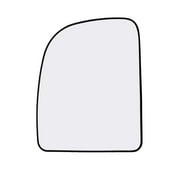 Driver Side Mirror Glass For Ford E150 E250 E350 E450 Van, F250 F350 F450 Truck (Upper Towing Mirror)