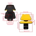 thumbnail image 6 of waltyotur Yellow Tractor Suspension Seat Replacement for John Deere 1020 1530 2020 2030 2040 2240Q 2155 2280 5200 5210 5300 5310, 6 of 6