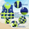 thumbnail image 3 of Gogokids Kids Swim Vest Life Jacket,Toddler Float Jacket with Adjustable Straps Buoyancy Trainer Vests for Boys Girls,Age 2-9 Years, Blue Dots, 3 of 7