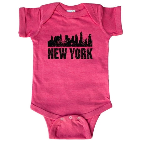 

Inktastic New York Skyline Grunge Gift Baby Boy or Baby Girl Bodysuit