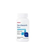 GNC Gentlesorb Iron 18mg | Required for Proper Red Blood Cell Formation | Gentle Formula | 90 Count