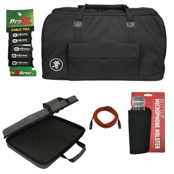 Mackie Thump15A/BST Padded Protective Speaker Bag with Padded Case and Accessories Package