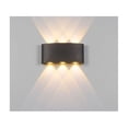 thumbnail image 1 of Focos LED de pared para exteriores, 6 W, luz cálida, 3500 K, 1 of 8