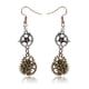 thumbnail image 5 of Pendientes Steampunk Jinwen Aleación Bronce Gancho Mujer, 5 of 8
