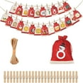 thumbnail image 1 of Advent Calendar For Filling 2024 Advent Calendar To Fill Yourself 24 Advent Calendar For Filling Children Large Fabric (24pcs), 1 of 4