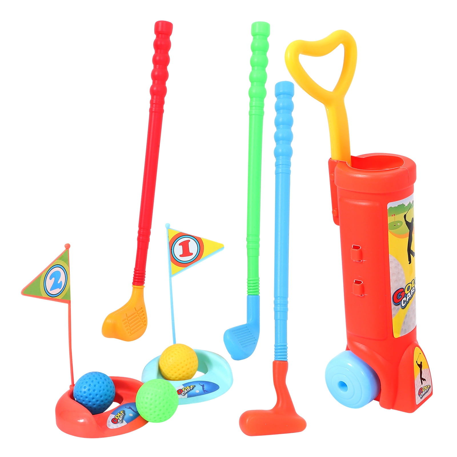 Children's Plastic Golf Clubs, Educational Golf Toys Sets for