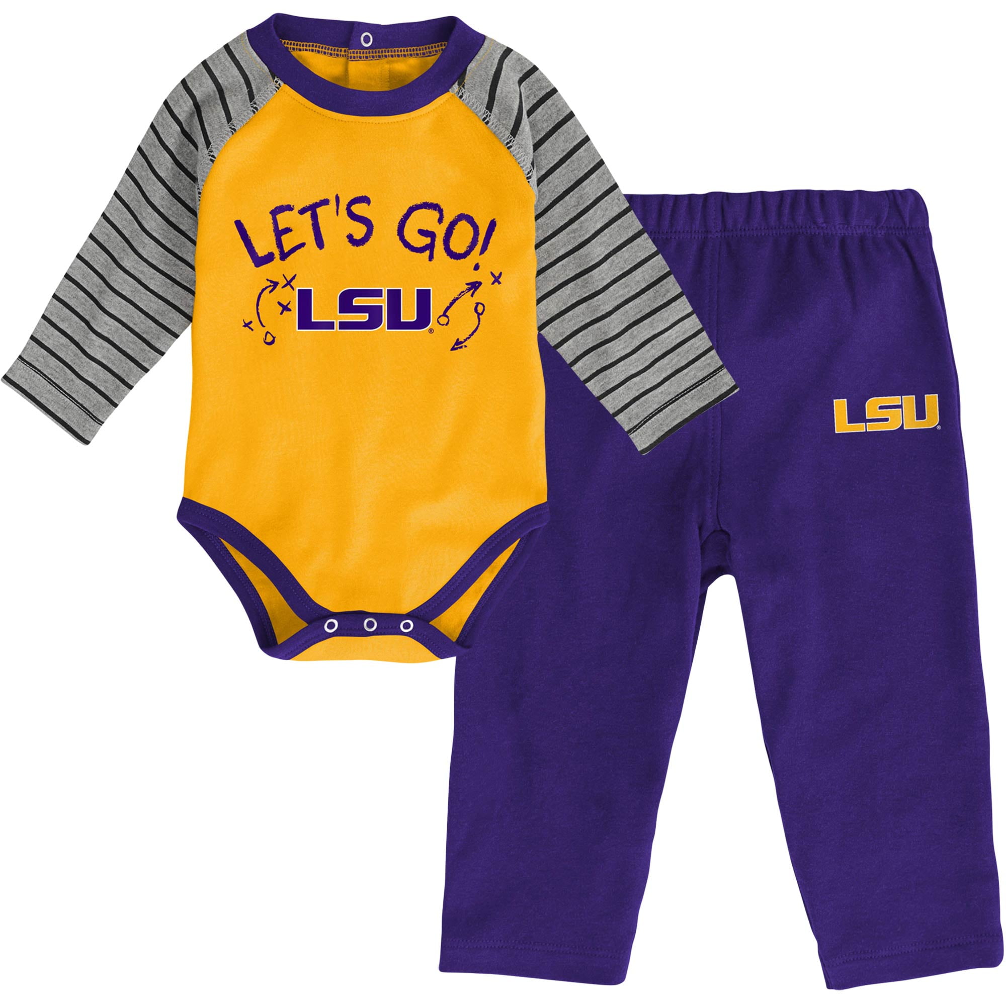 lsu baby pajamas