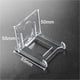 thumbnail image 5 of 6 piezas de soportes de caballete de plástico soportes de la placa Pantalla de la tarjeta Pantaller portavasos, 5 of 5