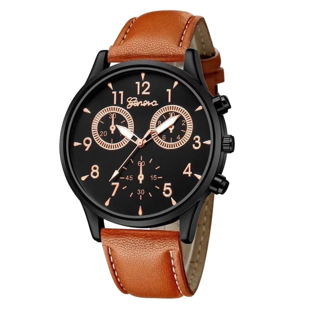 Reloj de pulsera de cuarzo con caja de aleación de tres ojos para hombre Reloj de hombre de negocios Wmkox8yii gfajkfgbkjabf1351