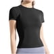 thumbnail image 2 of Karight Women's Short Sleeve Shirt Slim Fit Top Elasticity Breathable Sports Yoga T-Shirt for All Seasons, 2 of 3