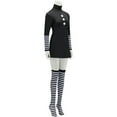 thumbnail image 2 of Marionette Costume Women Black Dress with Stockings Outfit Uniform, 2 of 7
