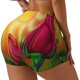 thumbnail image 1 of Fotbe Rose Psychedelic Shorts Sin Costuras – Shorts Deportivos de Cintura Alta para Mujer, Elásticos para Gimnasio, Yoga, Running o Ciclismo-X-Large, 1 of 8