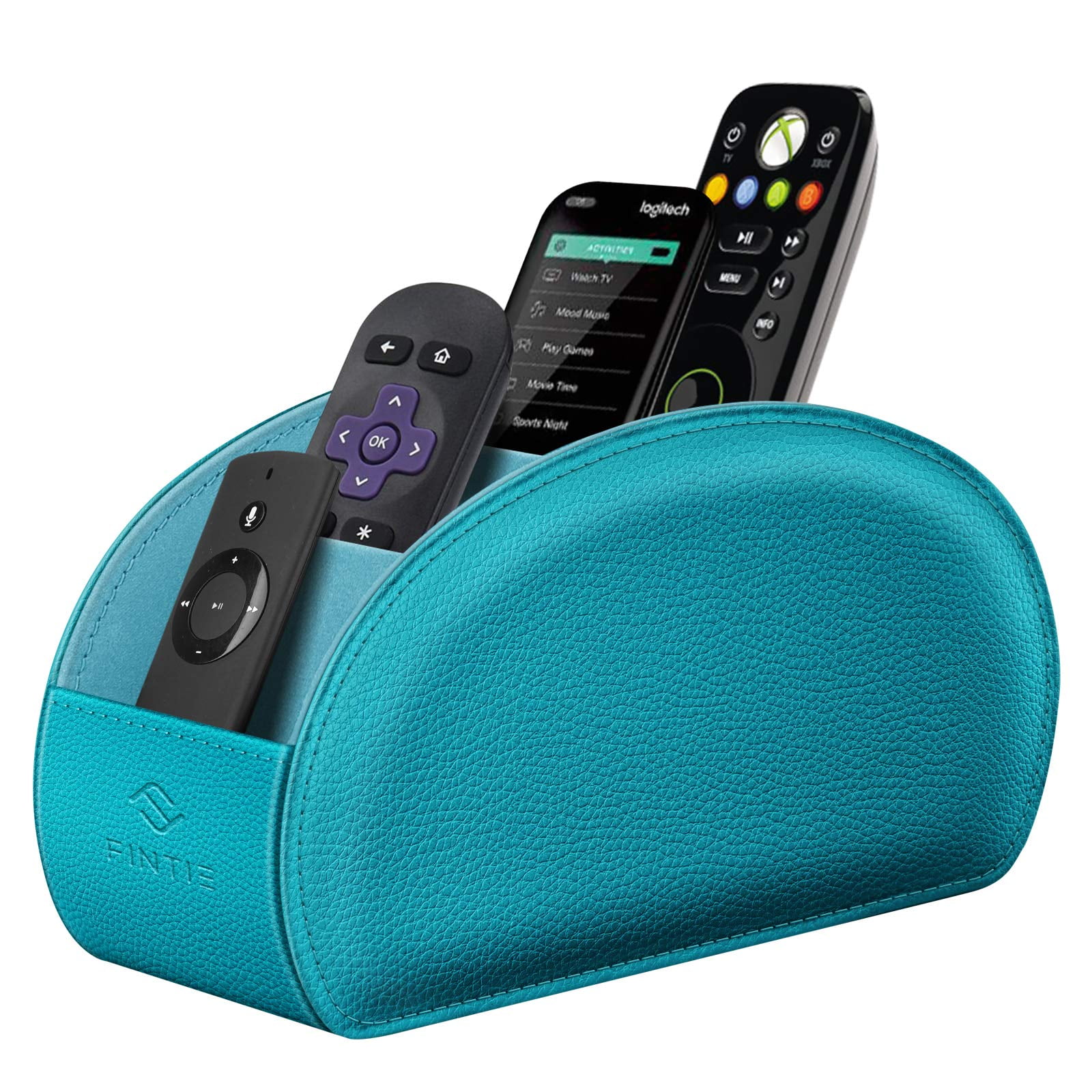Fintie Remote Control Holder, Vegan Leather TV Remote Caddy Desktop