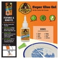 thumbnail image 2 of Super Glue Gel Gorilla 20 g Transparent Lot de 1, 2 of 6