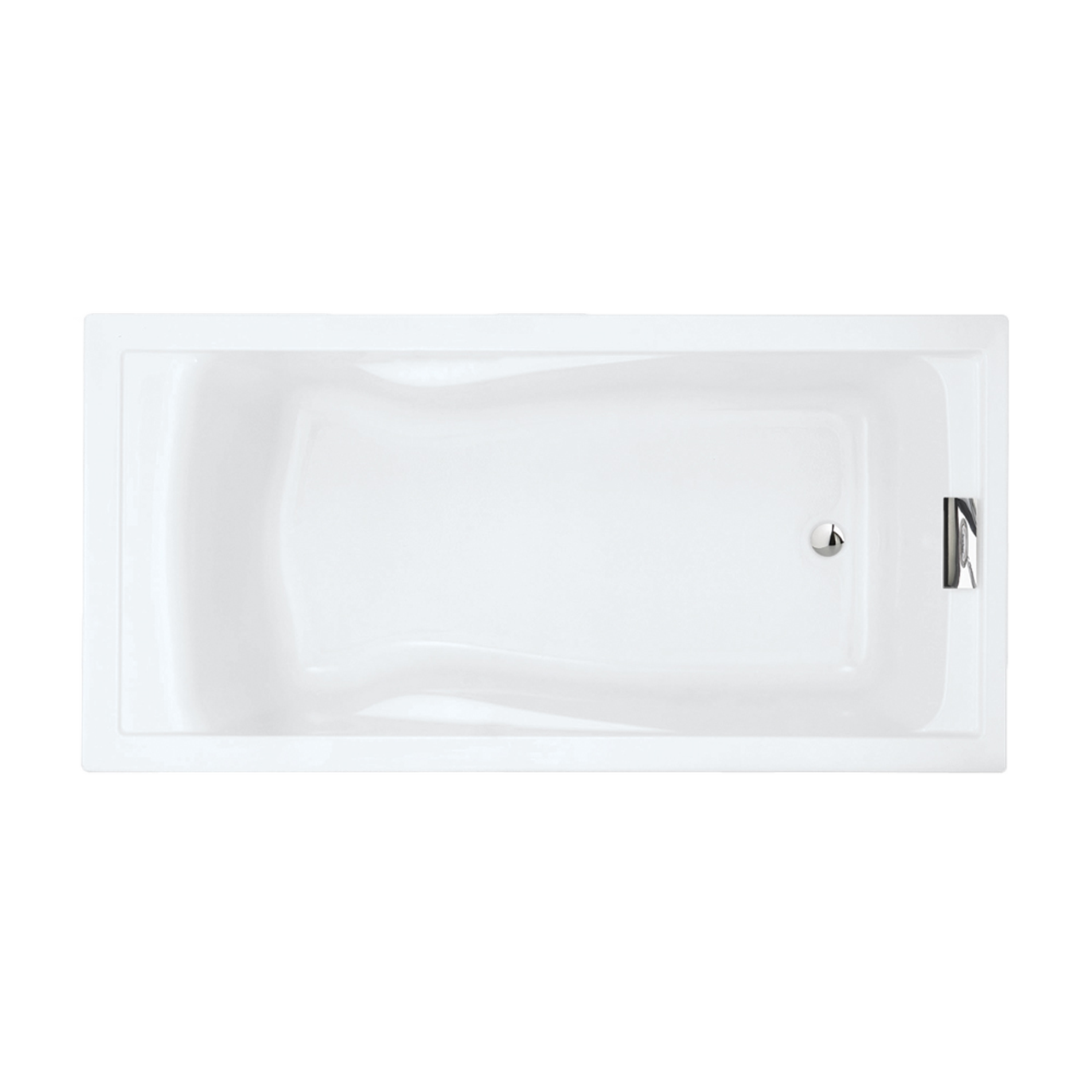 American Standard Evolution 72 in x 36 in Reversible Drain Deep Soaking