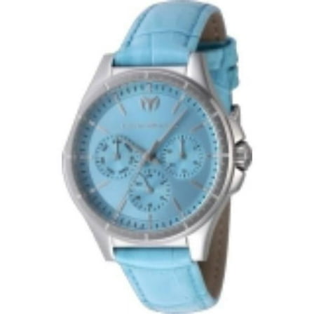TechnoMarine Womens MoonSun Quartz Chronograph Light Blue Dial Watch