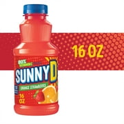 SUNNYD Orange Strawberry Juice Drink, 16 fl oz Bottle