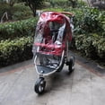 thumbnail image 2 of Premium Stroller Rain Cover & Weather Shield, Universal Fit, Safe Durable Clear Plastic by Stroller, 2 of 4