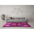 thumbnail image 3 of Ahgly Company Indoor Round Persian Pink Traditional Area Rugs, 4' Round, 3 of 4