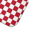 thumbnail image 5 of Red and White Checkered Pattern Dish Drying Mat for Kitchen 1 Pack, Ultra Absorbent Microfiber Dishes Drainer Mats,16"x18", 5 of 6