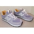 thumbnail image 3 of Men's Size 10.5 New Balance 574 Low Grey Purple White Sneakers U574BGG Womens 12, 3 of 6