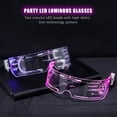 thumbnail image 2 of Viflosae Prime Deals Futuristic LED Glasses 7-Color Transformation+Color Adjustabl Mode Christmas Party Bar Dance Party COSPLAY Dress Up Glasses Rechargeable Todays Deals Clearance Sales, 2 of 9