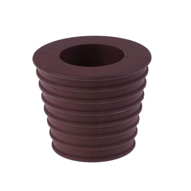 DOLITY 1.5inch Patio Umbrella Wedge Plug Wear Resistant for Outdoor Rubber Material Brown