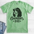 thumbnail image 2 of Cavalier Dad, Unisex Men's Shirt, Cavalier King Charles Spaniel, Cavalier Owner, Funny Dog Dad Gift, Heather Apple Green, Medium, 2 of 6