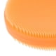 thumbnail image 3 of Cepillo de lufa de silicona para baño y ducha para exfoliar la piel, cuidar y masajear. naranja, 3 of 8