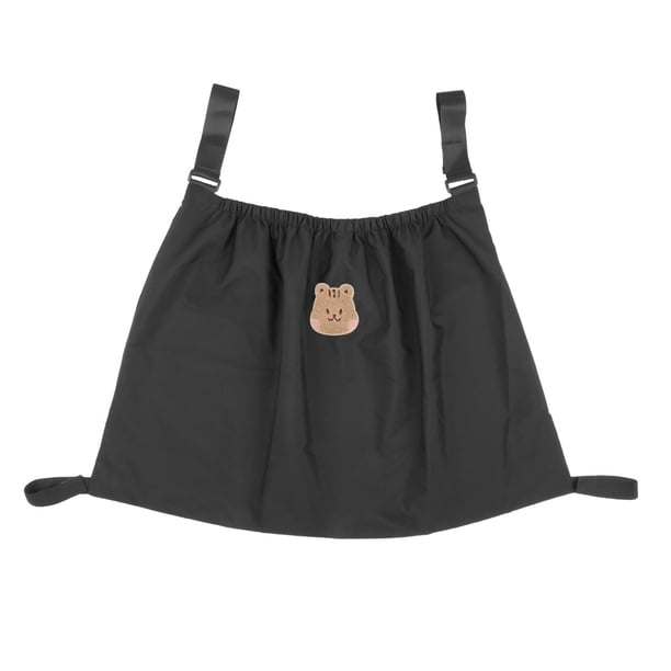 Bolsa de Almacenamiento Portátil Multifuncional Hugo Organizador de Cochecito Ardilla Negra