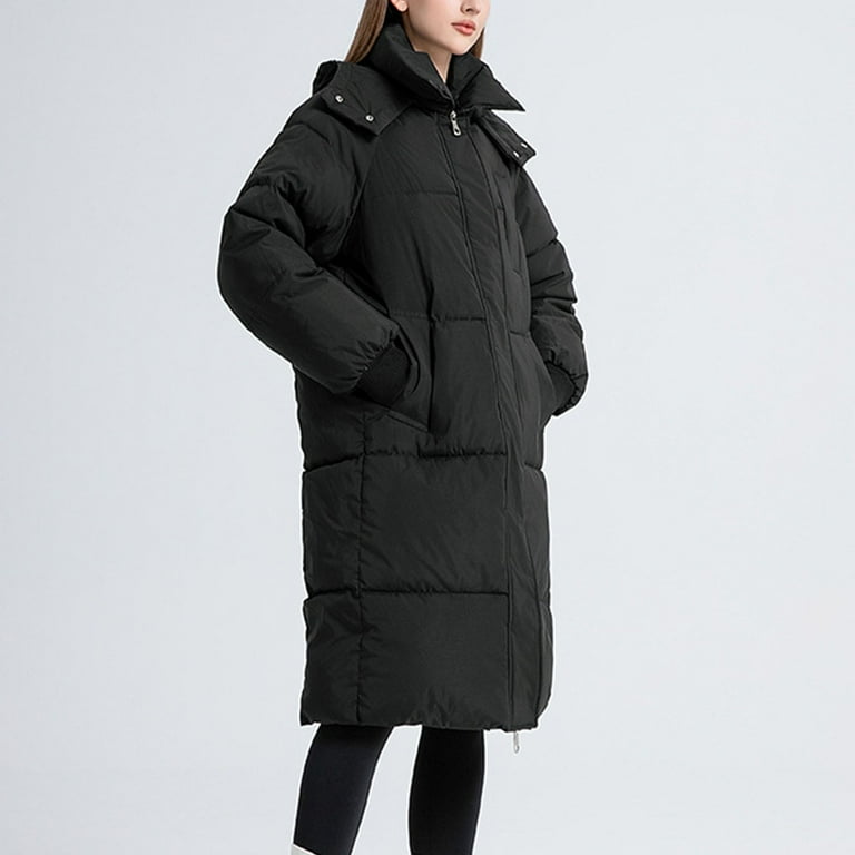 UYISJ Ankle Length Puffer Jacket Womens Trendy Long Winter Coats