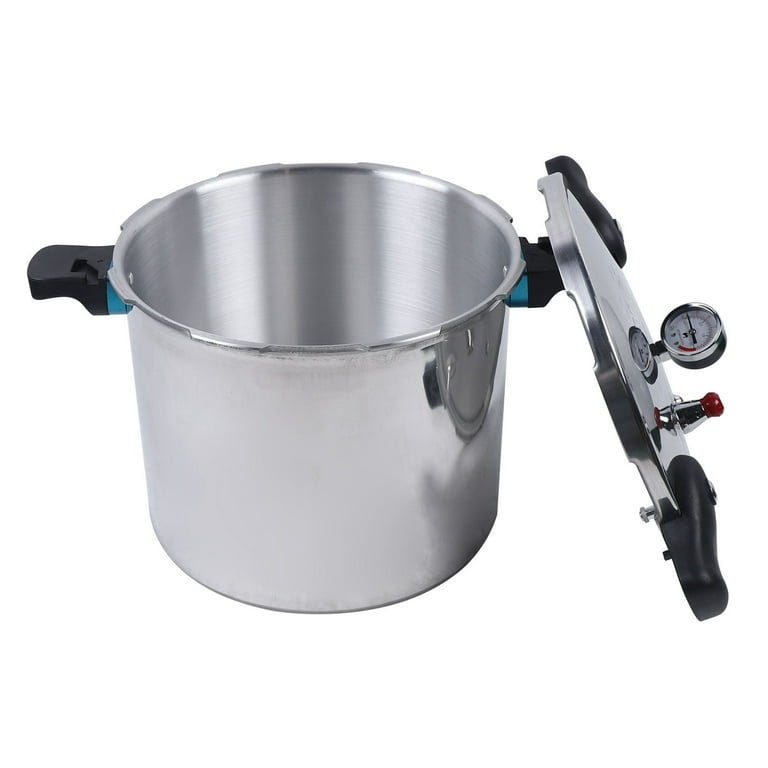 YIYIBYUS 23 Quart Large Capacity Pressure Canner Cooker with Pressure Gauge  10PSI Explosion Proof Safety Valve