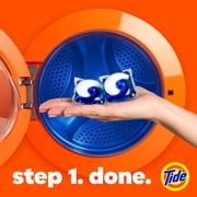 Tide Oxi Boost Power PODS Laundry Detergent Pacs, 57 Count, Set-In Stain Removal + Oxi Power, laundry soap detergent pacs
