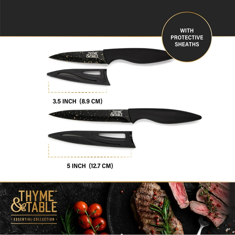 Thyme & Table NonStick Coated High Carbon Stainless Steel Speckle