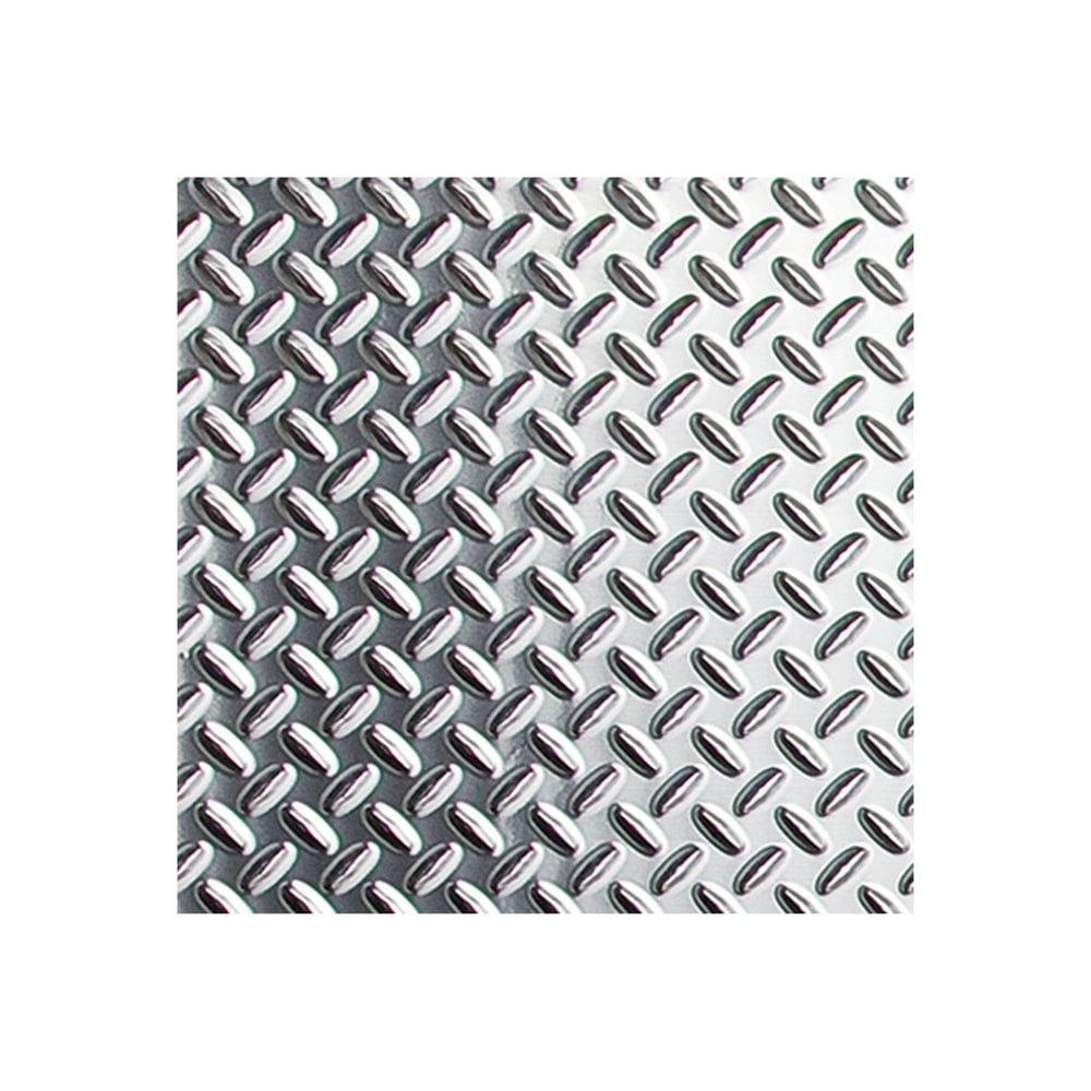 Fasade Diamond Plate Brushed Aluminum Decorative Wall Panel Fast