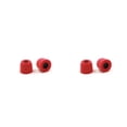thumbnail image 2 of bedienty 6 Paires de Coussinets d'Oreille Eaps Portables Embouts de Poche Réutilisables Bouchons d'Oreilles de Remplacement pour Casque Fournitures pour Casque Rouge 2Ensemble, 2 of 6
