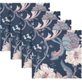 thumbnail image 5 of Coolnut Flower Pattern Cloth Napkins Set of 1,Reusable Washable Polyester Dinner Table Napkins for Kitchen,Dining,Restaurant,Party Decoration, 5 of 7