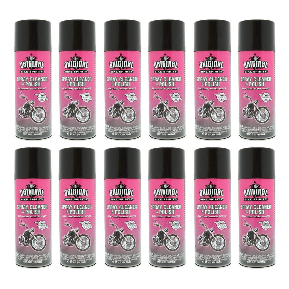 ZEP 1039615 Original Bike Spirits Spray Cleaner & Polish, 14 oz, 12