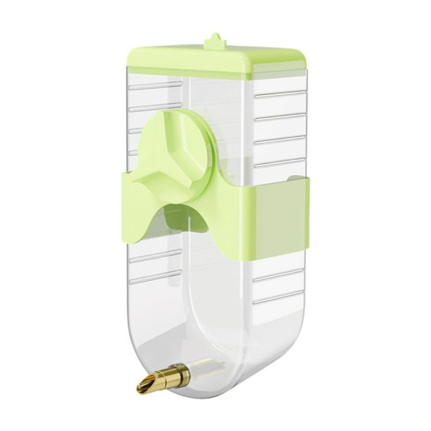Bebedero para pájaros, bebedero para loros, práctico y automático, accesorios para jaula de 350ml, hervidor para cacatúa, suministros para pájaros pequeños verde