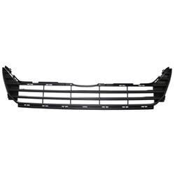 2017-2019 Honda Civic Hatchback Grille Front Textured Black With Horizontal Bars