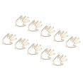 thumbnail image 2 of Colgantes de Forma Palma Mano Hueco Metal Accesorios de Moda para Pendientes Collar DIY 10 Piezas Yinane Colgante de pendiente de Palma hueco, 2 of 8