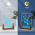 thumbnail image 4 of Luz de noche de nave espacial personalizada para niños, regalos de cumpleaños de Navidad para niños personalizados, luz de noche de acrílico, decoración de guardería para bebé, lámpara de noche, regal, 4 of 6