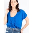 thumbnail image 4 of Blusa manga corta con amarre al frente, 4 of 5