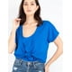 thumbnail image 4 of Blusa manga corta con amarre al frente, 4 of 5