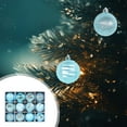 thumbnail image 6 of Mecorevxz 2.36Inch Christmas Balls Decorations Painted Balls Shaped Balls Boxed Balls Christmas Tree Hanging Decoration Dress Up Accessories(Blue), 6 of 6